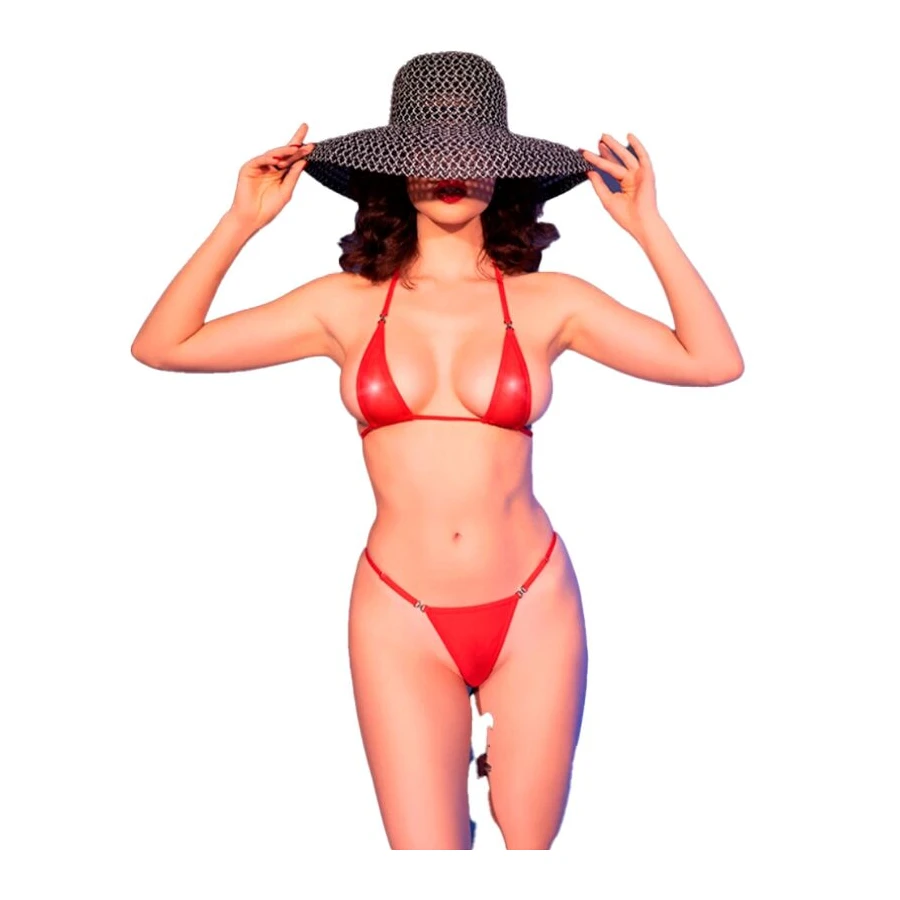 CHILIROSE - CR 4840 MICRO BIKINI ROSSO S/M
